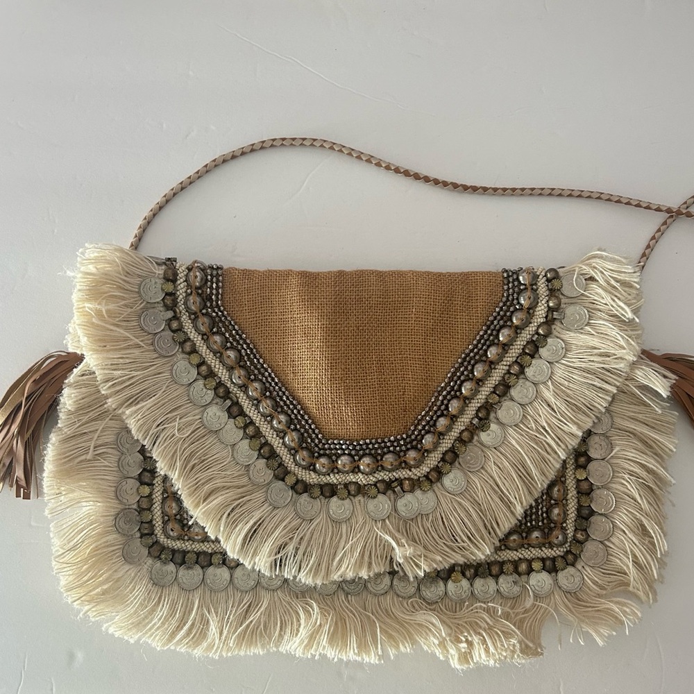 Shashi Leela Clutch womens purse boho style crossbody